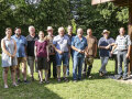 Gruppenbild der Akteure des neuen Bienenpavillons.
