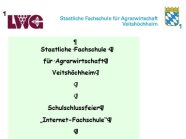 Schulschlussfeier "Internet-Fachschule"