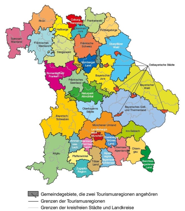Bayern Landkarte Städte | Landkarte