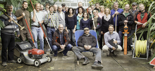 Ein starkes Team: Die Mitarbeiter des Institutes für Stadtgrün und Landschaftsbau.