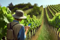 Bayernki _ Bild Winzerin Im Weinberg 2zu3